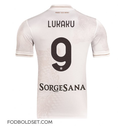 SSC Napoli Romelu Lukaku #9 Udebanetrøje 2025-26 Kortærmet